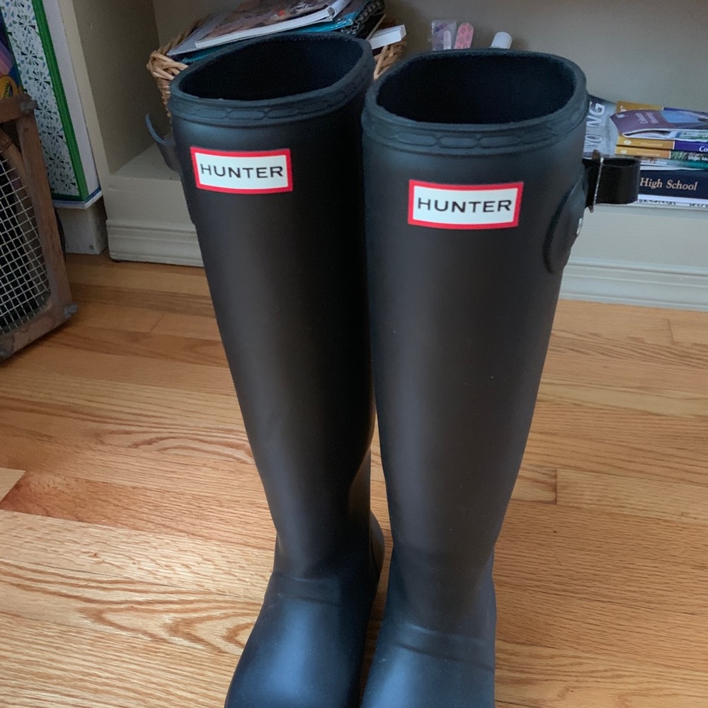 Hunter Woman’s Original Tall Rain boots- Black